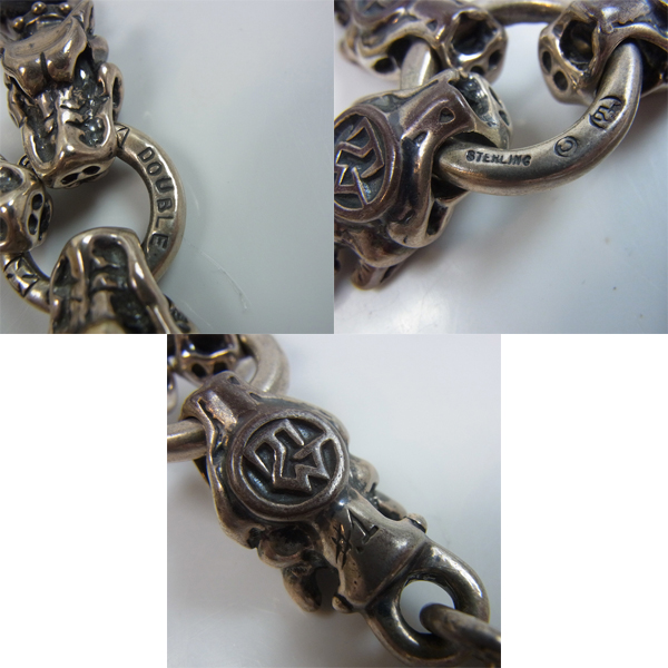 実際に弊社で買取させて頂いた【証明書】DOUBLE CROSS TRAVIS WORKER/トラヴィスワーカー 3ガーゴイル ダガー ブレイデッドレザー ネックレスの画像 7枚目