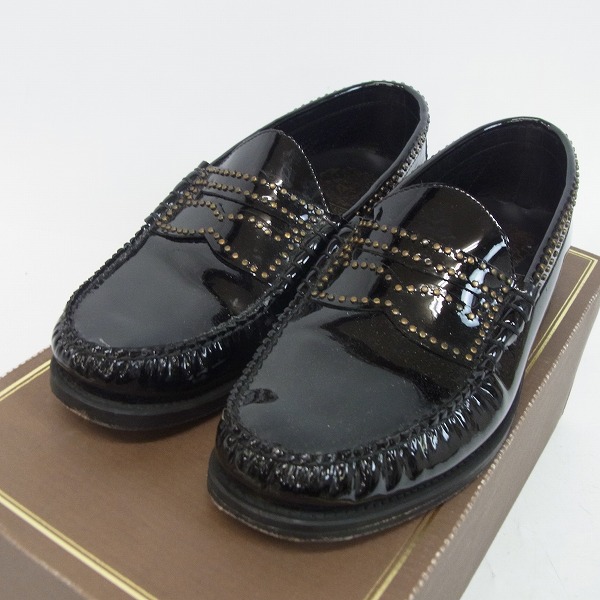 実際に弊社で買取させて頂いたCAMINANDO/カミナンド×ナノユニバース 14AW Studs Penny Loafer/スタッズローファー 14167/9の画像 0枚目