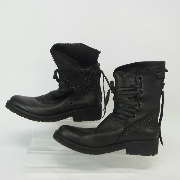 KMRII/ケムリ Crush Chrome Boots/クラッシュブーツ/スタッズ 1601-BO01M/2の買取実績 - ブランド買取専門店リアクロ