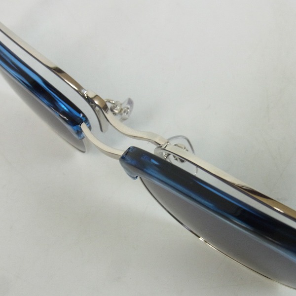 実際に弊社で買取させて頂いたSOPHNET./ソフネット × 金子眼鏡 コラボサングラス 備長炭 FLIP UP SUNGLASSES/178137の画像 7枚目