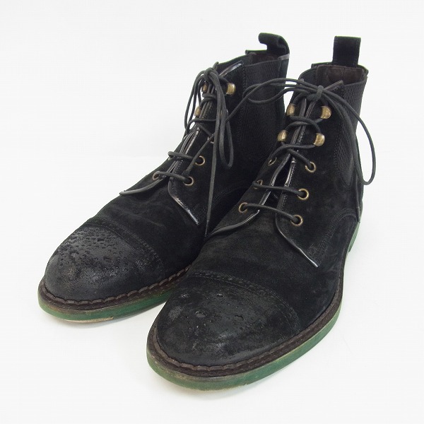 実際に弊社で買取させて頂いたJIMMY CHOO/ジミーチュウ サイドゴアストレートチップブーツ/41