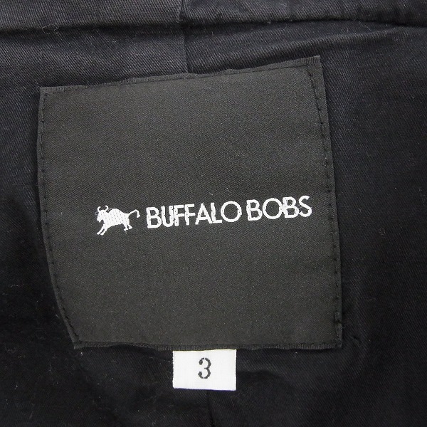実際に弊社で買取させて頂いたBUFFALO BOBS/バッファローボブズ ラムレザージャケット/3の画像 2枚目