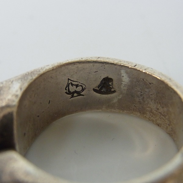 実際に弊社で買取させて頂いたTHIRTEEN DESIGNS/サーティーンデザインズ ツインズアコースティック ダブルマッドフェイスリング/19号の画像 4枚目