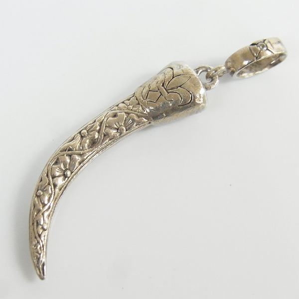 実際に弊社で買取させて頂いた【ギャラ付き】Loree Rodkin/ローリーロドキン スモール エングレイブド クリューペンダントの画像 1枚目