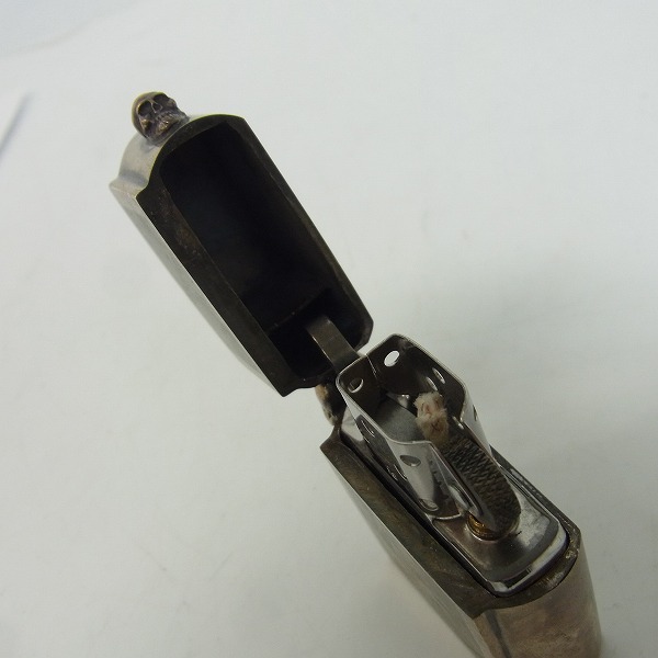 実際に弊社で買取させて頂いたSTANLEY GUESS/スタンリーゲス ラージウッドインレイドZIPPO スカルヒンジの画像 5枚目