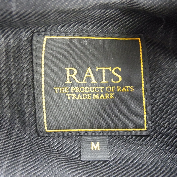 実際に弊社で買取させて頂いたRats/ラッツ 17SS オンブレボーダー 長袖 レーヨン混 シャツ 17RS-0904/Mの画像 2枚目