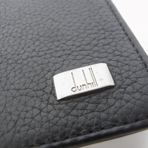 実際に弊社で買取させて頂いたdunhill/ダンヒル レザー カードケース/名刺入れ ブラックの画像 6枚目