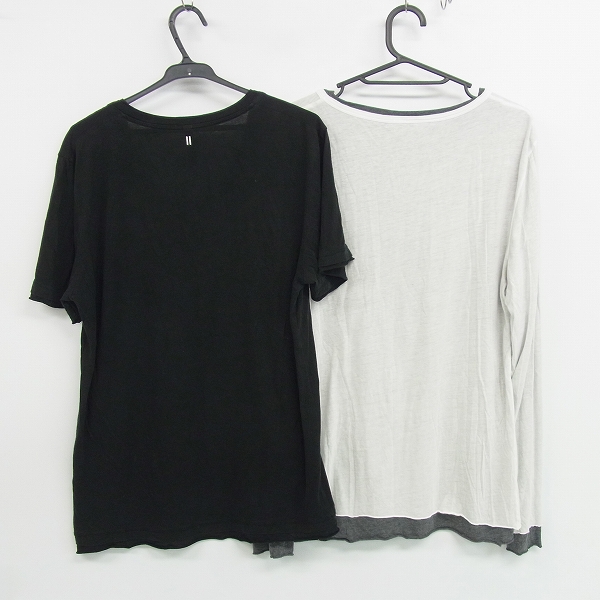 実際に弊社で買取させて頂いたNEIL BARRETT/ニールバレット カットソー 半袖/長袖シャツ/S/M 2点セットの画像 1枚目
