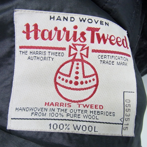 実際に弊社で買取させて頂いたadam et Rope×HARRIS TWEED/アダムエロペ×ハリスツイード ウール ジャケット 0553515/40の画像 2枚目