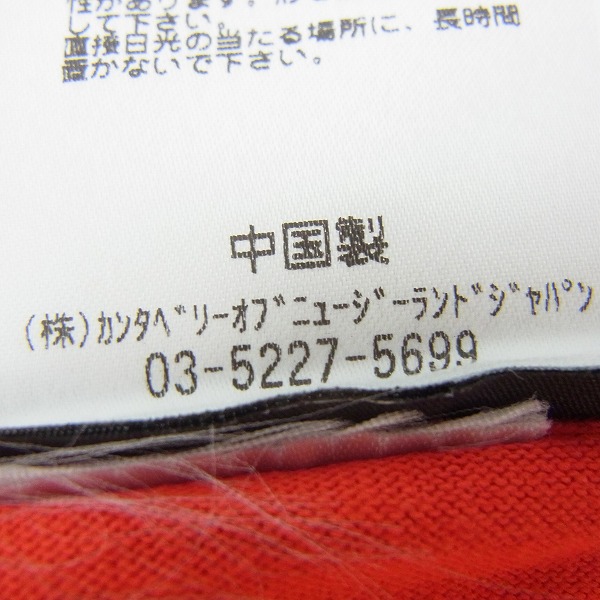 実際に弊社で買取させて頂いたCANTERBURY/カンタベリー RWC2015 日本代表 鉄腕アトム×五郎丸 Tシャツ/XLの画像 4枚目