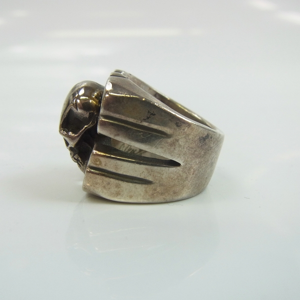 実際に弊社で買取させて頂いた【証明書】STANLEY GUESS/スタンリーゲス ガンズX/ラージスカルリング 17.5号の画像 2枚目