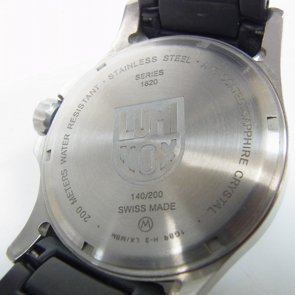 実際に弊社で買取させて頂いたLUMINOX/ルミノックス FIELD DAY DATE 1820 SERIES デイデイト 腕時計の画像 3枚目