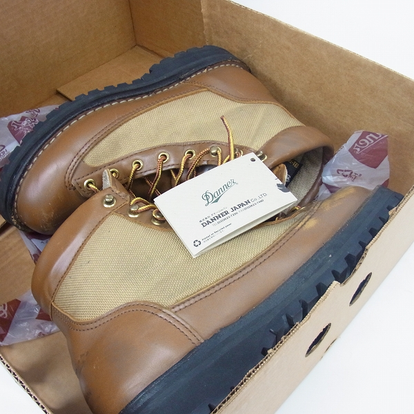 実際に弊社で買取させて頂いたDANNER/ダナー LIGHT GORE-TEX 黒タグ トレッキング/ワークブーツ 30420X/5.5の画像 6枚目