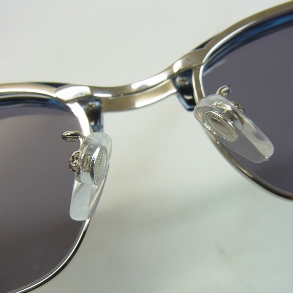 実際に弊社で買取させて頂いたSOPHNET./ソフネット × 金子眼鏡 コラボサングラス 備長炭 FLIP UP SUNGLASSES/178137の画像 2枚目