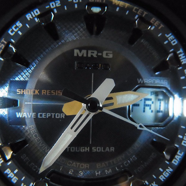 実際に弊社で買取させて頂いたG-SHOCK/Gショック MR-G 電波/ソーラー メタルバンド/MRG-3000DJ-1AJFの画像 6枚目