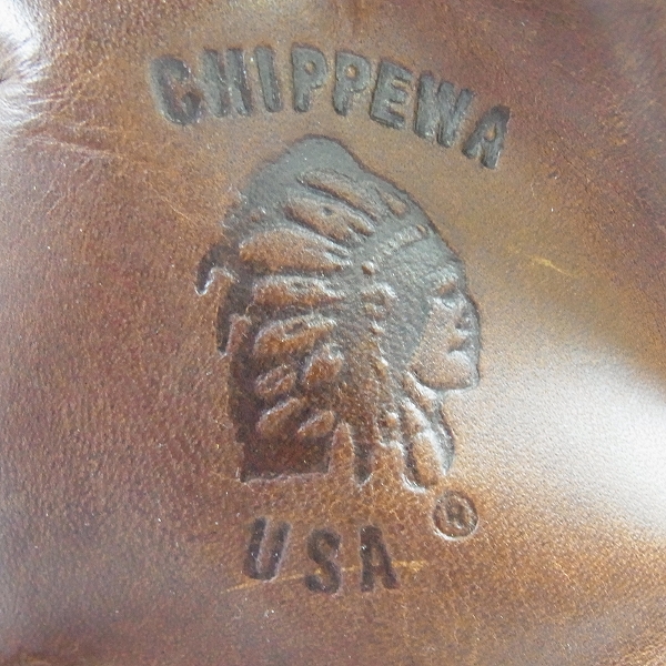 実際に弊社で買取させて頂いたCHIPPEWA/チペワ レザー ENGINEER /エンジニア ブーツ 99958/10Eの画像 6枚目