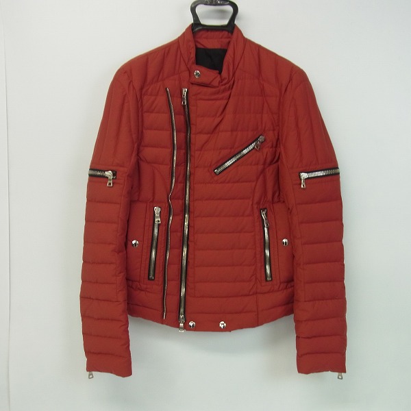 実際に弊社で買取させて頂いたBALMAIN/バルマン 15AW バイカー ダウンジャケット W5HT843B923/S