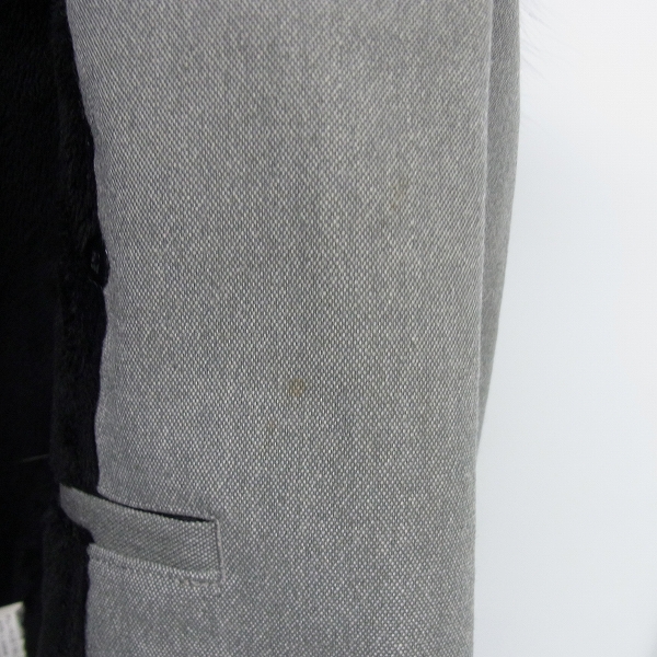 実際に弊社で買取させて頂いたkiryuyrik/キリュウキリュウ 13AW Silver Fur Napoleon Short Jkt/ナポレオンジャケット KL-HJ21SLFC-107/Sの画像 6枚目