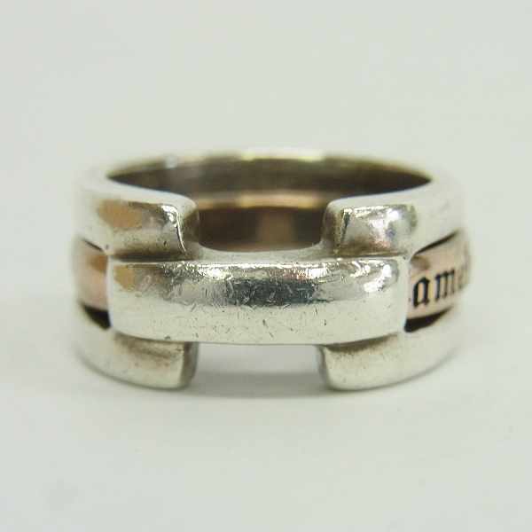 実際に弊社で買取させて頂いたLord Camelot/ロードキャメロット 3連 デザイン リング LC-617/13号の画像 1枚目