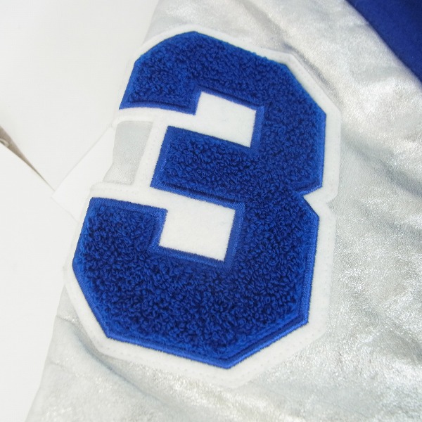 実際に弊社で買取させて頂いたFAT/エフエーティー 袖レザースタジャン/ウールスタジアムジャンパー/JUMBOの画像 5枚目