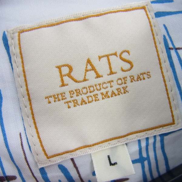 実際に弊社で買取させて頂いたRats/ラッツ 17SS アトミック/クレイジーパターン 長袖 シャツ 17RS-0408/Lの画像 2枚目