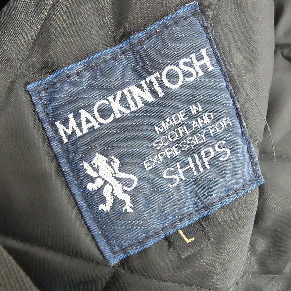 実際に弊社で買取させて頂いたMACKINTOSH/マッキントッシュ SHIPS/シップス キルティング フード ジャケット/Lの画像 2枚目