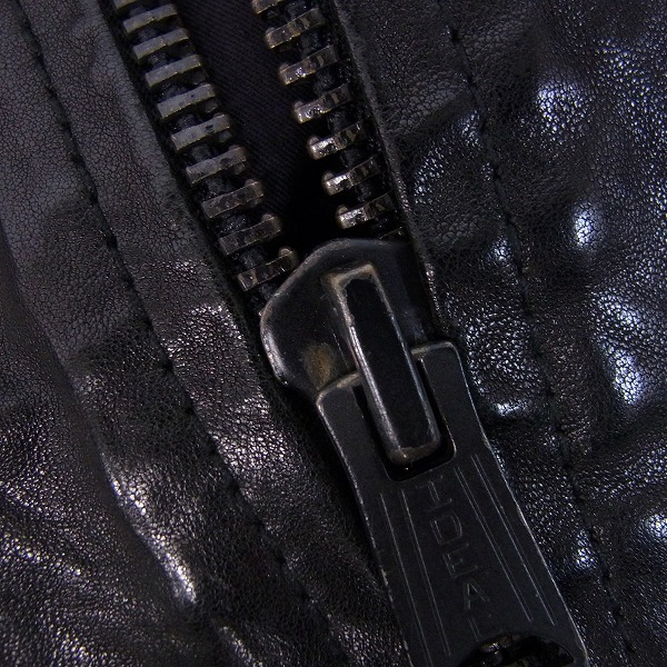 実際に弊社で買取させて頂いたBUFFALO BOBS/バッファローボブズ ラムレザージャケット/3の画像 5枚目