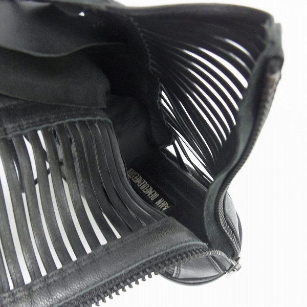 実際に弊社で買取させて頂いたANN DEMEULEMEESTER/アンドゥムルメステール グラディエーター ウェッジ パンプス 37の画像 4枚目