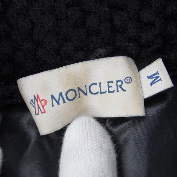 MONCLER/モンクレール カウチンニット×ダウン ダウンベスト