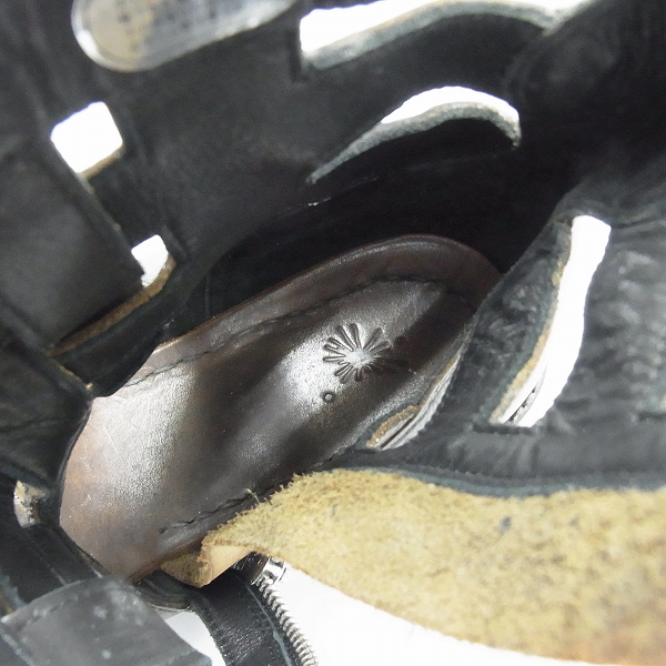 実際に弊社で買取させて頂いたMIHARAYASUHIRO/ミハラヤスヒロ　グラディエーターサンダル/サイドジップ/27の画像 4枚目