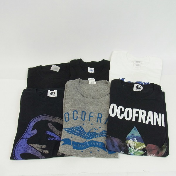 実際に弊社で買取させて頂いたlocofrank/ロコフランク REGARD 15th anniversary バンドTシャツ 6点セット