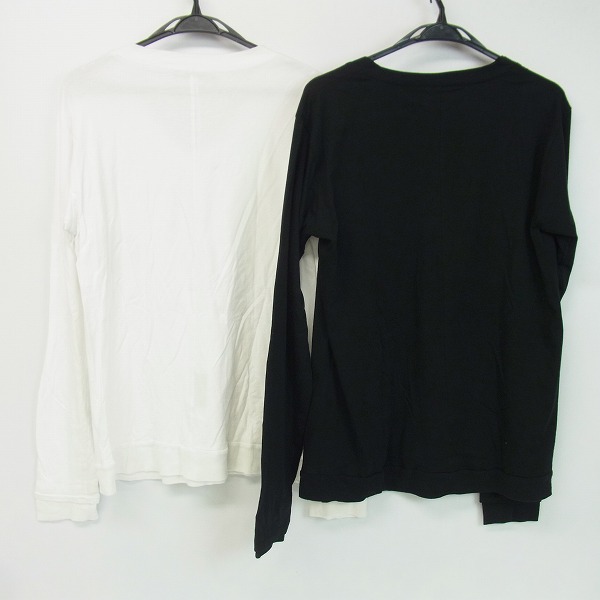 実際に弊社で買取させて頂いたjunhashimoto/ジュンハシモト Vネック長袖カットソー 5 2点セットの画像 1枚目