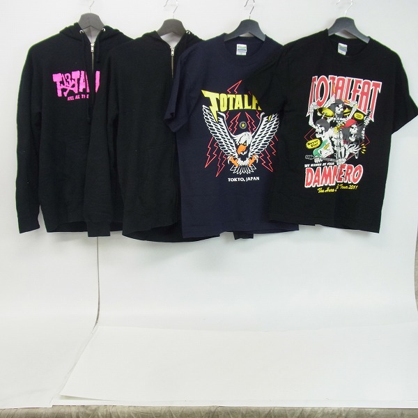 実際に弊社で買取させて頂いたTOTALFAT/トータルファット バンドTシャツ/パーカー 8点セットの画像 1枚目