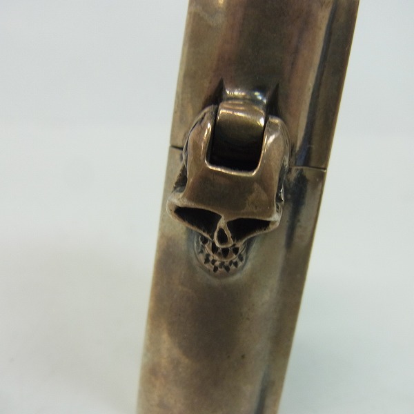 実際に弊社で買取させて頂いたSTANLEY GUESS/スタンリーゲス ラージウッドインレイドZIPPO スカルヒンジの画像 3枚目