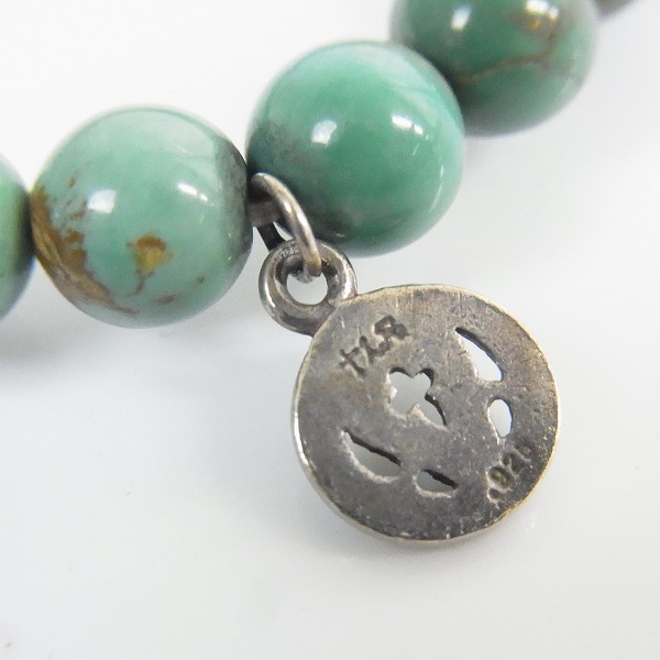 実際に弊社で買取させて頂いた【ギャラ付き】Loree Rodkin/ローリーロドキン ビーズブレスレット ターコイズ/スカルの画像 4枚目