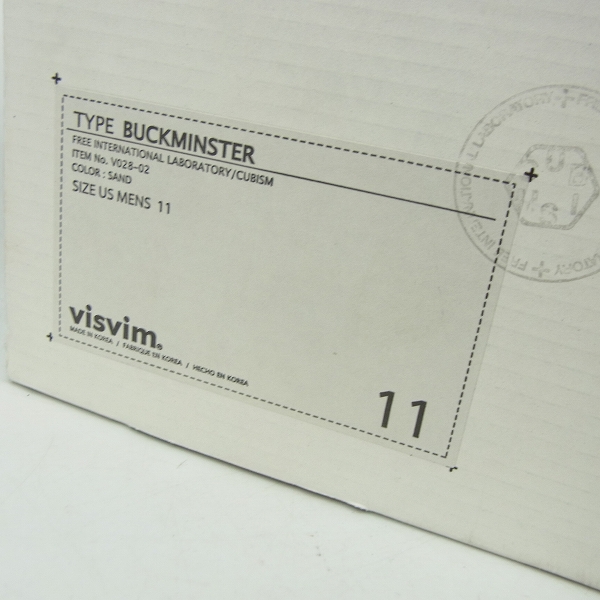 実際に弊社で買取させて頂いたvisvim/ビズビム BUCKMINSTER デザートチャッカ V028-02/US11の画像 9枚目