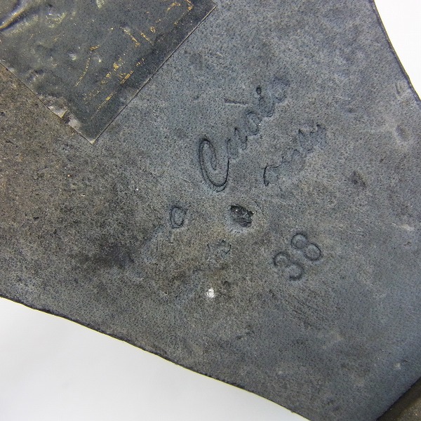 実際に弊社で買取させて頂いたANN DEMEULEMEESTER/アンドゥムルメステール 切替 ウェッジ ブーツ 38の画像 5枚目