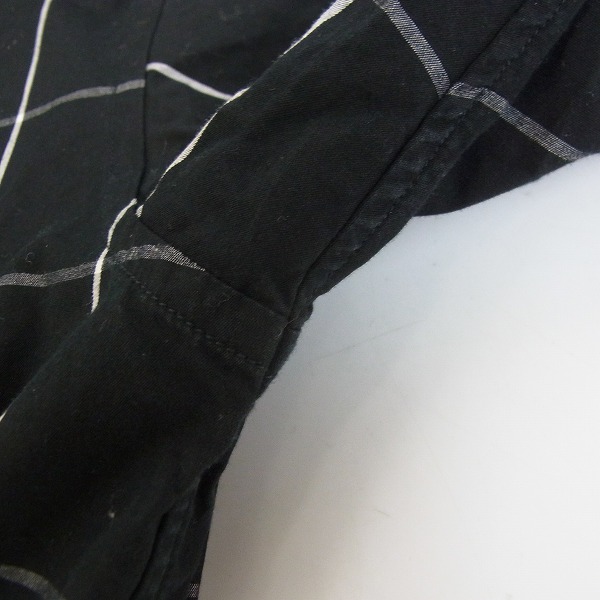 実際に弊社で買取させて頂いたunfiorm experiment/ユニフォームエクスペリメント ウィンドーペーン シャツ UE-150033/3の画像 7枚目