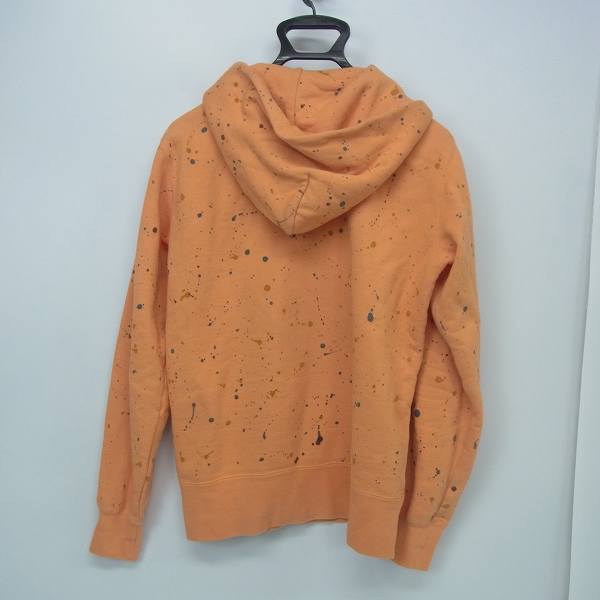 実際に弊社で買取させて頂いたVISVIM/ビズビム DRIPS VTG HOODIE ORANGE/Mの画像 1枚目