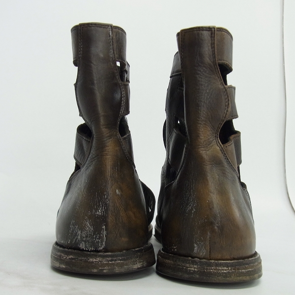 実際に弊社で買取させて頂いたMIHARAYASUHIRO/ミハラヤスヒロ　グラディエーターサンダル/サイドジップ/27の画像 1枚目