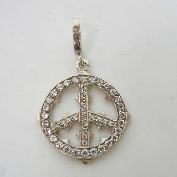 実際に弊社で買取させて頂いた【ギャラ付き】Loree Rodkin/ローリーロドキン SMALL PEACE SING PENDANT/ピースペンダントの画像 1枚目