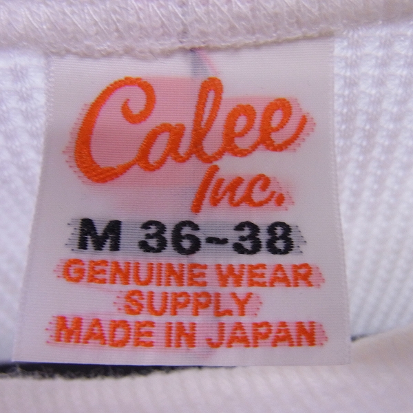 実際に弊社で買取させて頂いたCALEE/キャリー 長袖 ニット カットソー/Mの画像 2枚目