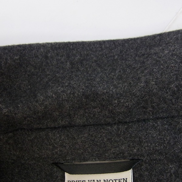 実際に弊社で買取させて頂いたDRIES VAN NOTEN/ドリスヴァンノッテン ウール テーラードジャケット/46の画像 5枚目