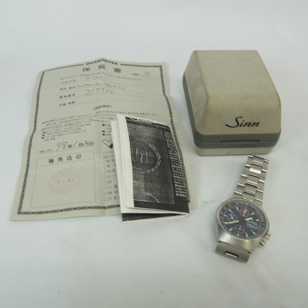 SINN/ジン Ref.157.M オートマチック/自動巻き クロノグラフ 腕時計の 
