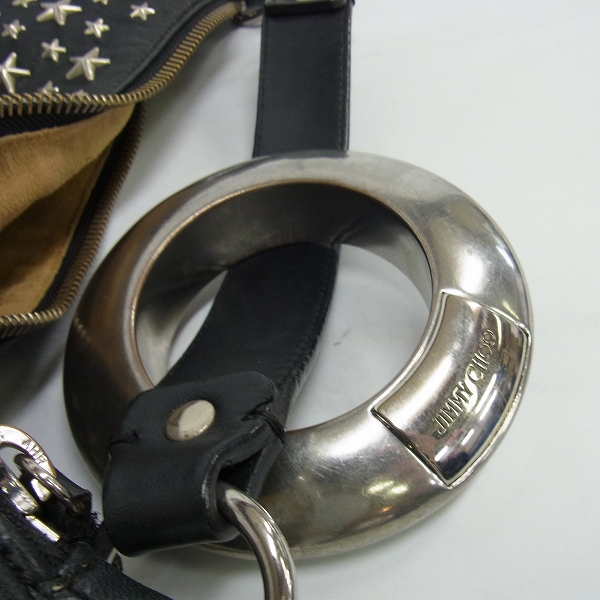 実際に弊社で買取させて頂いたJimmy Choo/ジミーチュウ スタースタッズ レザー ハンドバッグの画像 6枚目
