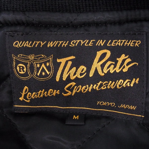 実際に弊社で買取させて頂いたRats/ラッツ レザー切替 スタジアムジャンバー VARSITY JACKET TYPE-B 17RJ-1106B/Mの画像 2枚目