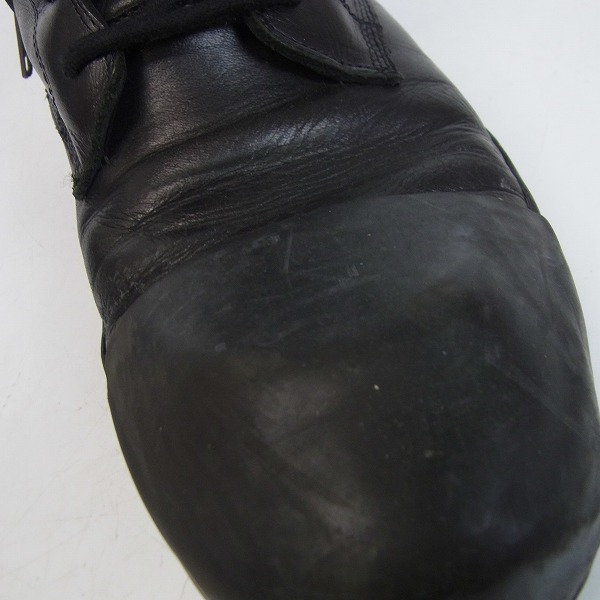 実際に弊社で買取させて頂いたANN DEMEULEMEESTER/アンドゥムルメステール サイドジップ/レースアップブーツ 41の画像 6枚目