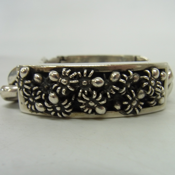 実際に弊社で買取させて頂いたSTANLEY GUESS/スタンリーゲス ダブルIDブレス スパイダー/ウッドインレイの画像 2枚目