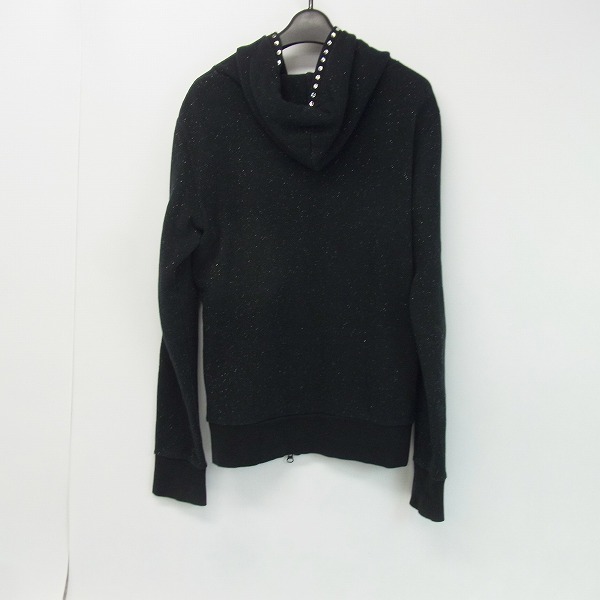 実際に弊社で買取させて頂いたDRESS CAMP/ドレスキャンプ ラメ/ラインストーンロゴパーカー 46の画像 1枚目