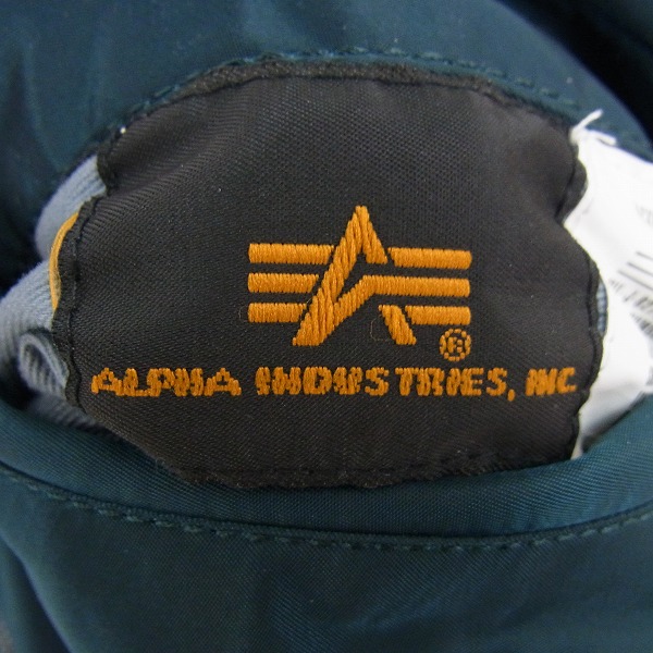 実際に弊社で買取させて頂いたALPHA INDUSTRIES/アルファ インダストリーズ フライトジャケット MA-1/XLの画像 7枚目